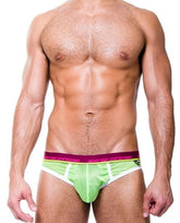Electric Air Jock w/ Show-It Tech Lime Mens Briefs And Boxers